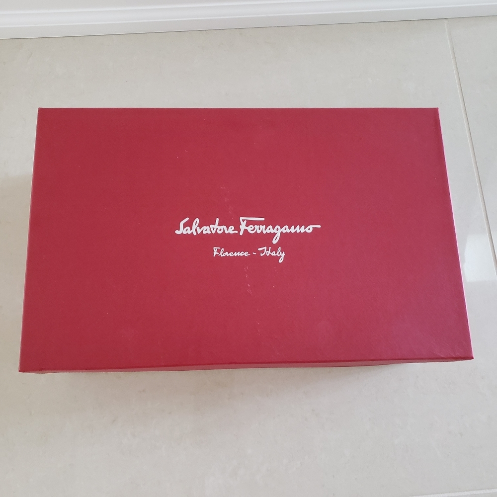 BNIB Salvatore Ferragamo Men's Dress Shoes - Black Size 7 - Picture 8 of 9